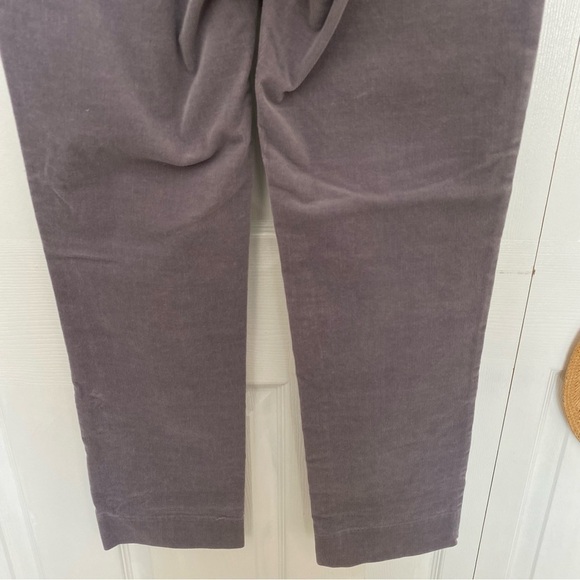 Banana Republic RYAN corduroy lavender pants straight fit Ankle length size 6 - Picture 6 of 14